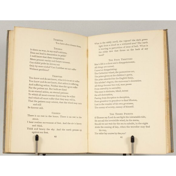 Murder In The Cathedral by T. S. Eliot, Faber and Faber 1940, Historical Fiction - Picture 5 of 7